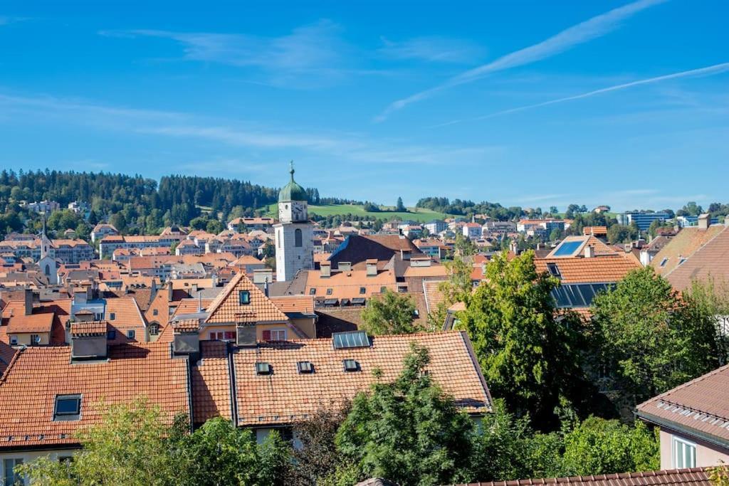 Chic Appartement Au Centre Ville La Chaux De Fonds ภายนอก รูปภาพ